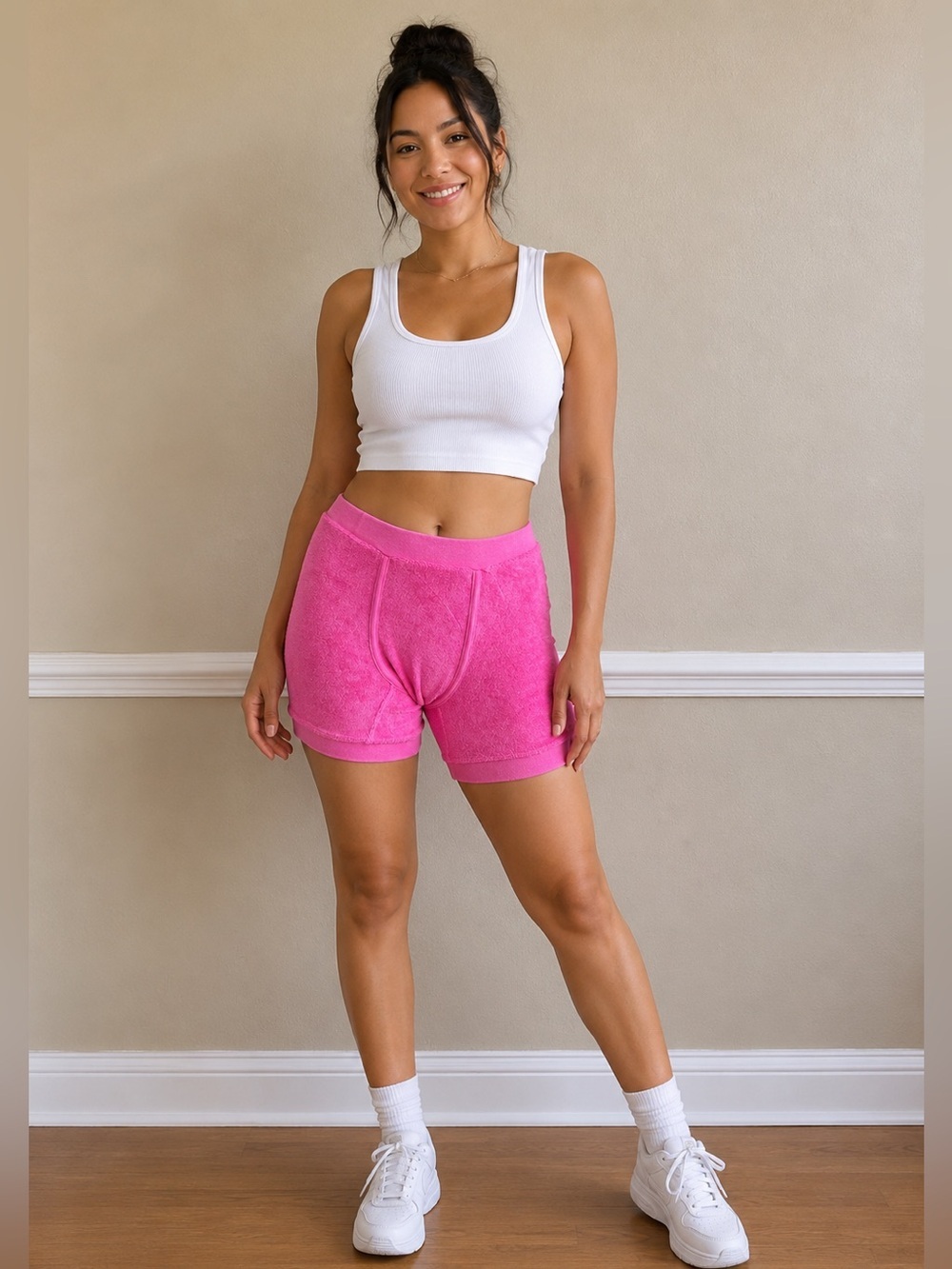 Daydreamer XS nwt Pink Terry Cloth Shorts​
